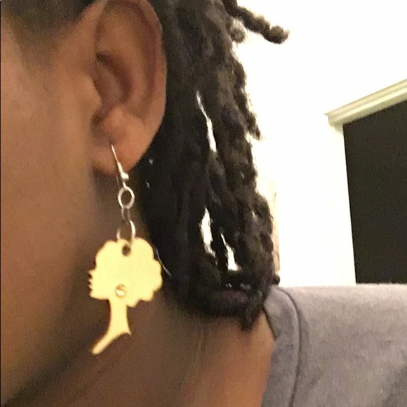 Self/Handmade Lady power earrings - Picture 3 of 4